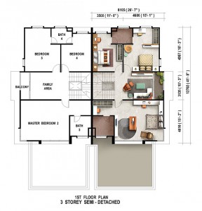 floor-plan-3-storey-semi-detached-caribea-first-floor