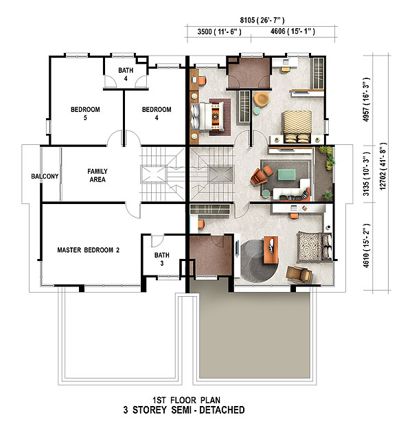 floor-plan-3-storey-semi-detached-caribea-first-floor-penang-property-talk