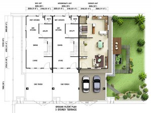 floor-plan-3-storey-terrace-casuarina-ground-floor