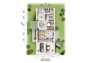 BUNGALOW FLOOR PLAN - GROUND FLOOR