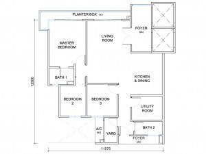 TYPE B2 - 1,488sf