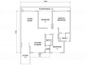 TYPE F2 - 1,246sf