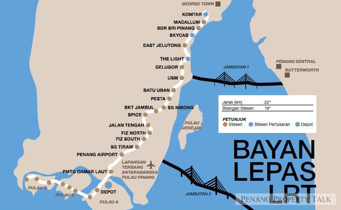 Penang Lrt Bayan Lepas Line Penang Property Talk