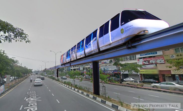 Penang Monorail – Raja Uda / Bukit Mertajam Line | Penang Property Talk