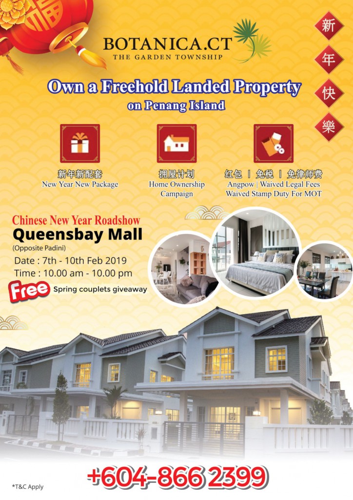 Own a Freehold Landed Property in Penang Island