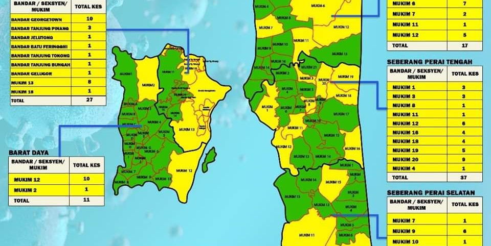 Penang Mukim 12 Map Penang Property Talk