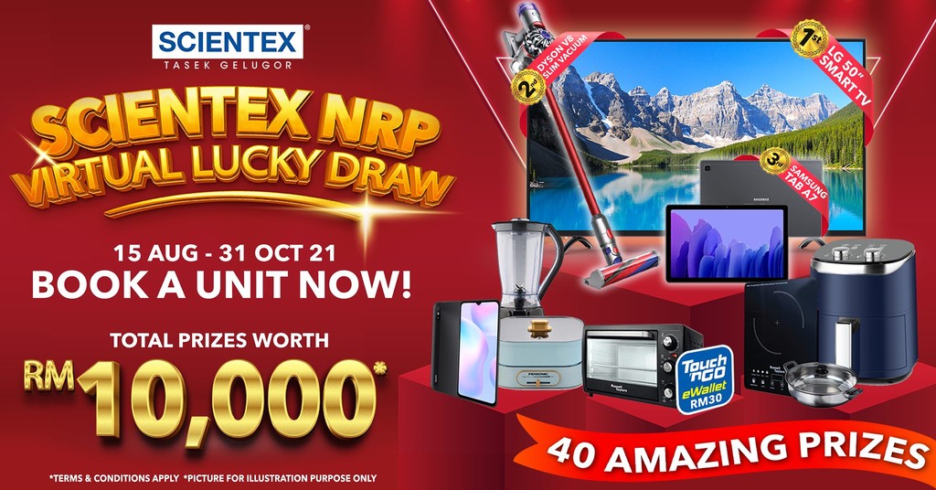 Scientex NRP Virtual Lucky Draw Total Prizes Worth RM10,000*🕤 Descubra ...