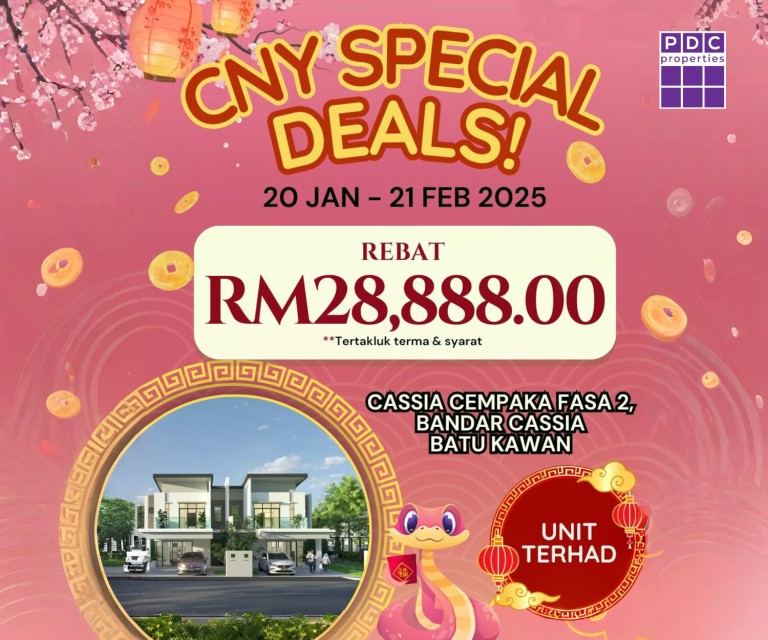 Chinese New Year Special Deals RM28,888 Rebate