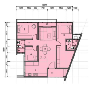 8n8 Condominium Type B - 1,020 sqft