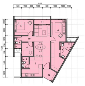 8n8 Condominium Type C - 1,140 sqft