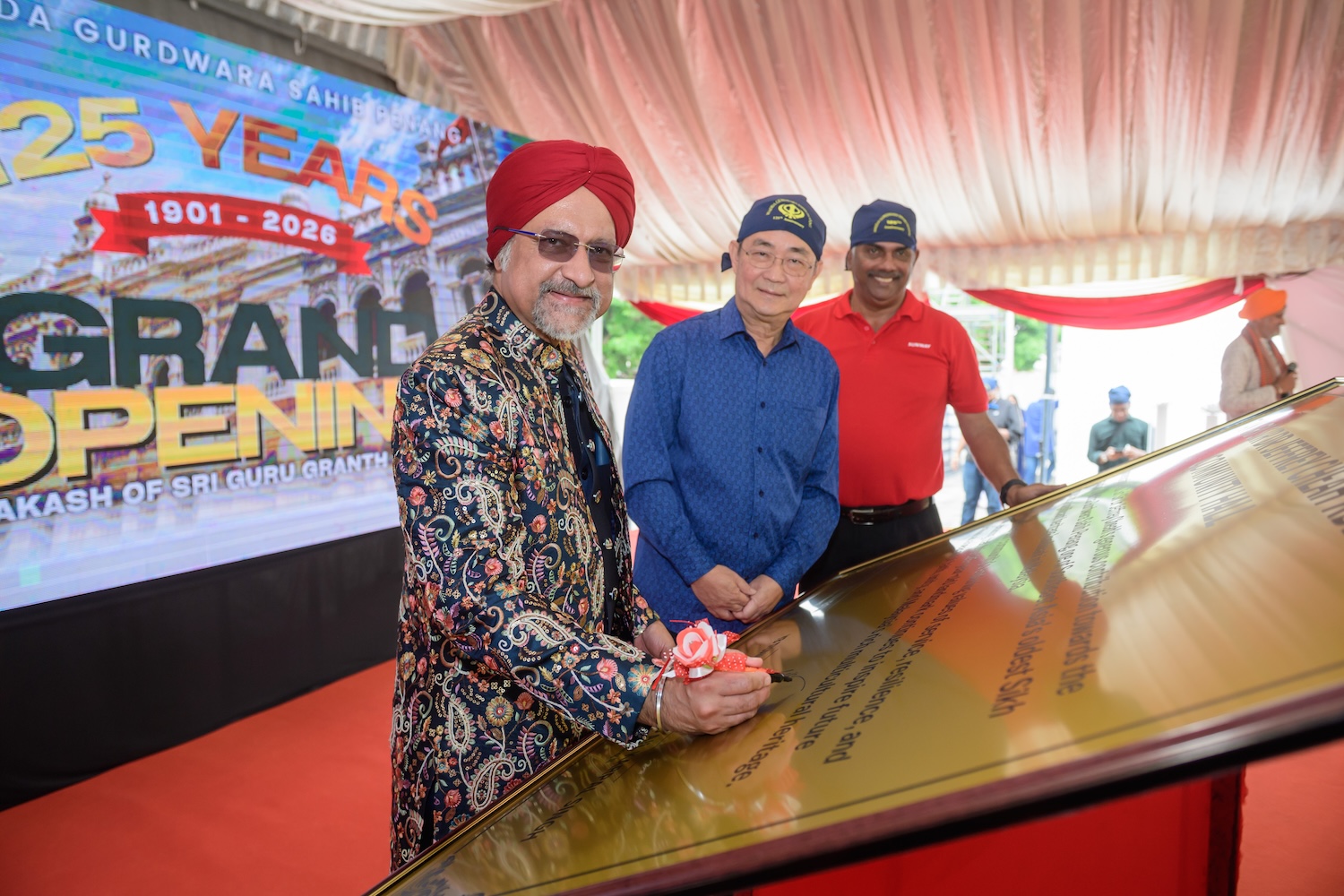 Grand Re-Opening of Wadda Gurdwara Sahib Penang